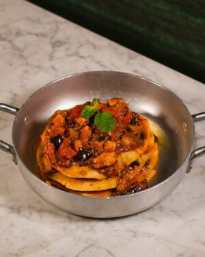Lasagna con pesce spada